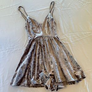 Urban Outfitters velvet romper